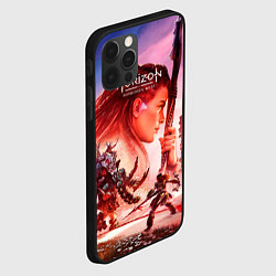 Чехол для iPhone 12 Pro Horizon Forbidden West game poster, цвет: 3D-черный — фото 2