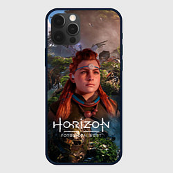 Чехол для iPhone 12 Pro Horizon Forbidden West Элой, цвет: 3D-черный