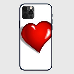 Чехол iPhone 12 Pro Сердце большое мультяшное
