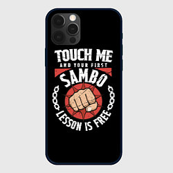 Чехол для iPhone 12 Pro Боевое Самбо SAMBO, цвет: 3D-черный