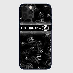 Чехол iPhone 12 Pro LEXUS SPORT PATTERN