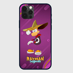 Чехол для iPhone 12 Pro Rayman в шляпе Legends, цвет: 3D-черный