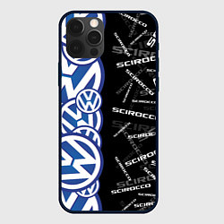 Чехол iPhone 12 Pro Volkswagen Scirocco Half Pattern