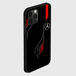 Чехол для iPhone 12 Pro AMG MERCEDES ТЕХНОЛОГИИ, цвет: 3D-черный — фото 2