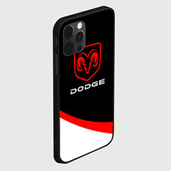 Чехол для iPhone 12 Pro DODGE SPORT, цвет: 3D-черный — фото 2