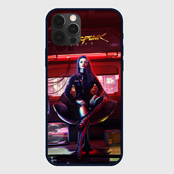 Чехол для iPhone 12 Pro Vi cyberpunk 18, цвет: 3D-черный