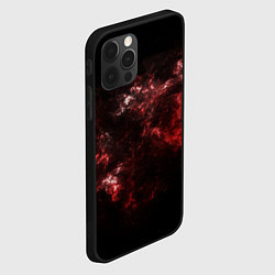 Чехол для iPhone 12 Pro Красный космос Red space, цвет: 3D-черный — фото 2