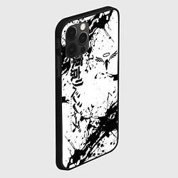 Чехол для iPhone 12 Pro Токийские мстители Tokyo Revengers logo краска, цвет: 3D-черный — фото 2