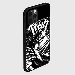 Чехол для iPhone 12 Pro ГАТС BERSERK БЕРСЕРК, цвет: 3D-черный — фото 2