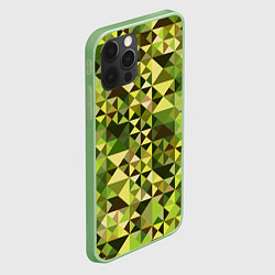 Чехол для iPhone 12 Pro Камуфляж Призма - лес, цвет: 3D-салатовый — фото 2