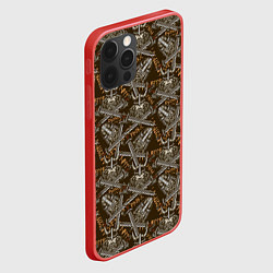Чехол для iPhone 12 Pro ВАРВАР ВОИН, цвет: 3D-красный — фото 2