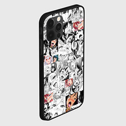 Чехол для iPhone 12 Pro Ahegao Girls, цвет: 3D-черный — фото 2