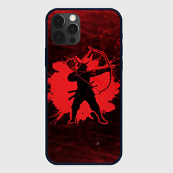 Чехол iPhone 12 Pro Лучник Самурай Кровавый Bloody Samurai