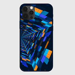 Чехол для iPhone 12 Pro Geometric pattern Fashion Vanguard, цвет: 3D-черный