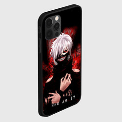 Чехол для iPhone 12 Pro Tokyo Ghoul Токийский Гуль Who am I, цвет: 3D-черный — фото 2