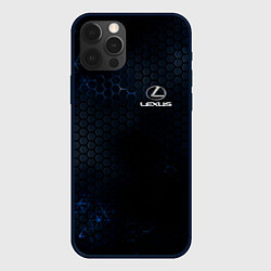 Чехол для iPhone 12 Pro Lexus лексус, цвет: 3D-черный