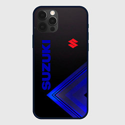 Чехол для iPhone 12 Pro SUZUKI СУЗУКИ, цвет: 3D-черный