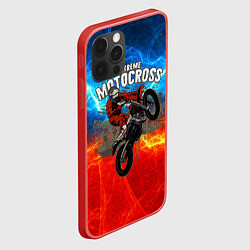 Чехол для iPhone 12 Pro Extreme Motocross, цвет: 3D-красный — фото 2