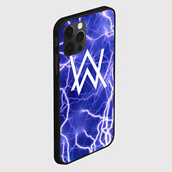 Чехол для iPhone 12 Pro Alan Walker молнии, цвет: 3D-черный — фото 2