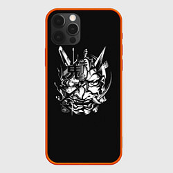 Чехол iPhone 12 Pro Серебряный Демон