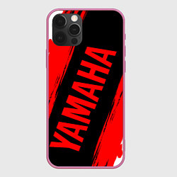 Чехол для iPhone 12 Pro ЯМАХА YAMAHA MOTORS, цвет: 3D-малиновый