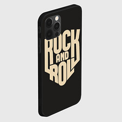 Чехол для iPhone 12 Pro ROCK AND ROLL Рокер, цвет: 3D-черный — фото 2