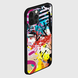 Чехол для iPhone 12 Pro Граффити Vanguard pattern, цвет: 3D-черный — фото 2