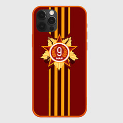 Чехол для iPhone 12 Pro День Победы Звезда, цвет: 3D-красный
