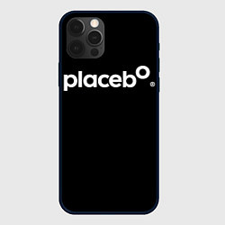 Чехол для iPhone 12 Pro Плацебо Логотип, цвет: 3D-черный
