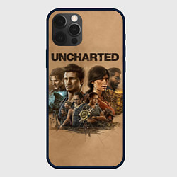 Чехол для iPhone 12 Pro Uncharted Анчартед, цвет: 3D-черный