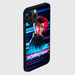 Чехол для iPhone 12 Pro VI ВИ Cyberpunk2077, цвет: 3D-черный — фото 2