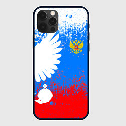 Чехол для iPhone 12 Pro Я русский герб, цвет: 3D-черный