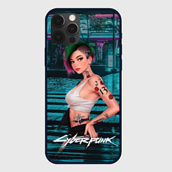 Чехол для iPhone 12 Pro Judy Cyberpunk2077 art, цвет: 3D-черный