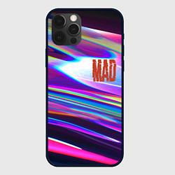 Чехол для iPhone 12 Pro Neon pattern Mad, цвет: 3D-черный