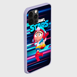 Чехол для iPhone 12 Pro JANET ДЖАНЕТ BRAWLSTARS, цвет: 3D-светло-сиреневый — фото 2