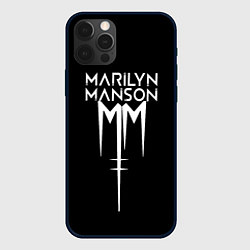 Чехол iPhone 12 Pro Marilyn manson rock n roll