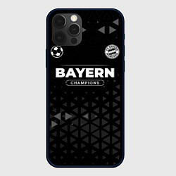 Чехол для iPhone 12 Pro Bayern Форма Чемпионов, цвет: 3D-черный