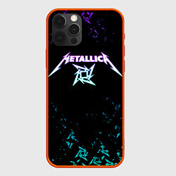 Чехол iPhone 12 Pro Metallica металлика neon