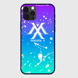 Чехол для iPhone 12 Pro Monsta x, цвет: 3D-черный