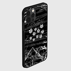 Чехол для iPhone 12 Pro Pyrokinesis: текстура ветки, цвет: 3D-черный — фото 2