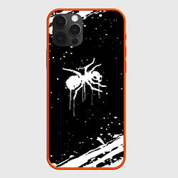 Чехол для iPhone 12 Pro The prodigy - паук, цвет: 3D-красный