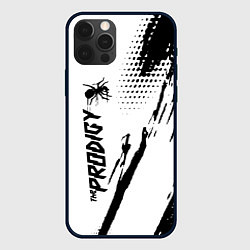 Чехол для iPhone 12 Pro The prodigy - логотип, цвет: 3D-черный