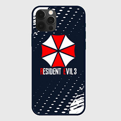 Чехол для iPhone 12 Pro Umbrella Corporation Resident Evil Краски, цвет: 3D-черный