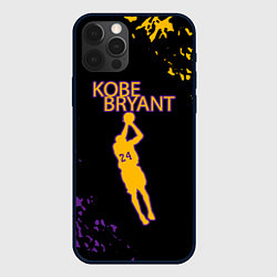 Чехол для iPhone 12 Pro Kobe Bryant Баскетболист 24, цвет: 3D-черный
