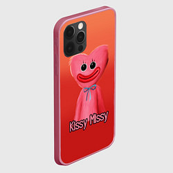 Чехол для iPhone 12 Pro КИССИ МИССИ KISSY MISSY, цвет: 3D-малиновый — фото 2