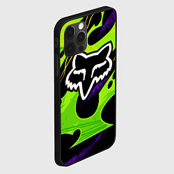 Чехол для iPhone 12 Pro FOX - MOTOCROSS, цвет: 3D-черный — фото 2