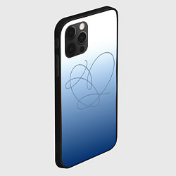 Чехол для iPhone 12 Pro Сердце love yourself, цвет: 3D-черный — фото 2