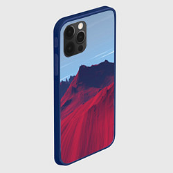 Чехол для iPhone 12 Pro Красный песок, цвет: 3D-тёмно-синий — фото 2