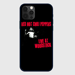 Чехол iPhone 12 Pro Live at Woodstock - Red Hot Chili Peppers