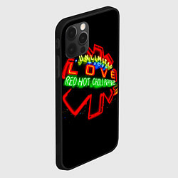 Чехол для iPhone 12 Pro Unlimited Love - Red Hot Chili Peppers, цвет: 3D-черный — фото 2